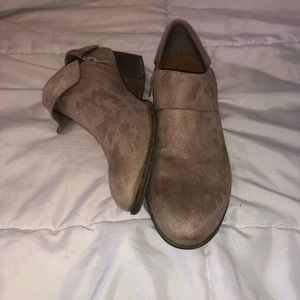 Faux Suede AE Booties